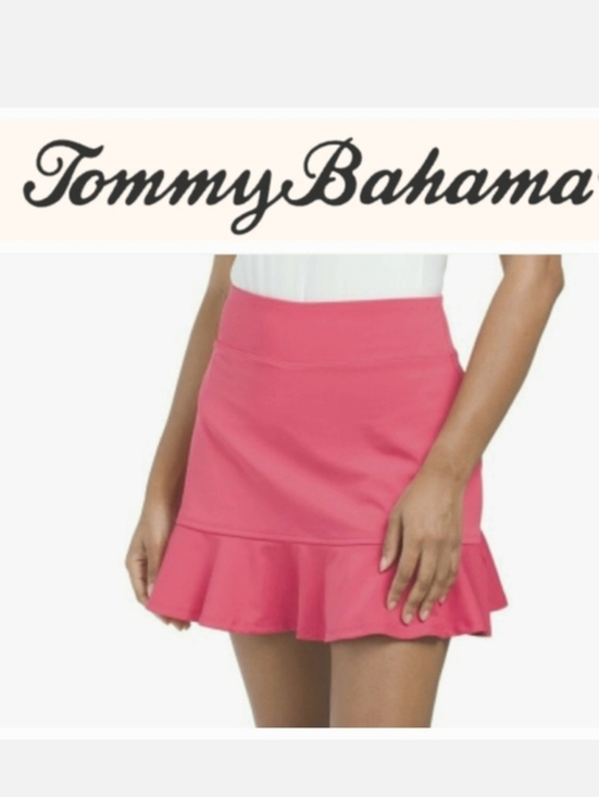 Tommy Bahama Pants - Tommy Bahama Golf Berry Pink Ruffle Hem Active Skort Sz XL